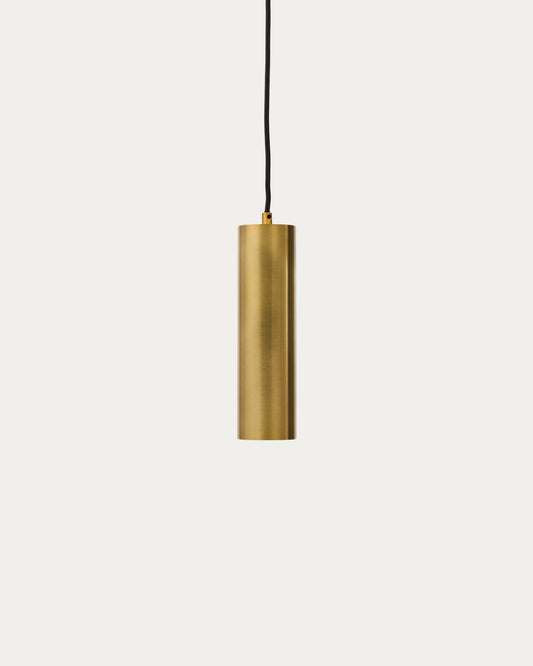 Andia aluminium ceiling lamp with gold painted finish