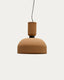 Nibla ceiling lamp in terracotta-effect metal Ø40cm