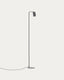 Manie metal floor lamp with black cast-iron-effect finish