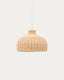 Ennia rattan lamp shade with light finish Ø38cm
