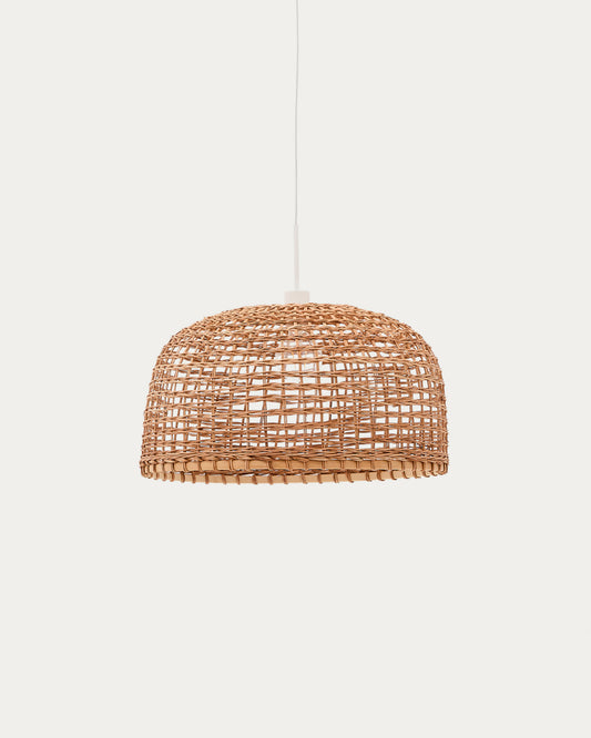 Dakira ceiling lamp shade in rattan with natural finish Ø52cm