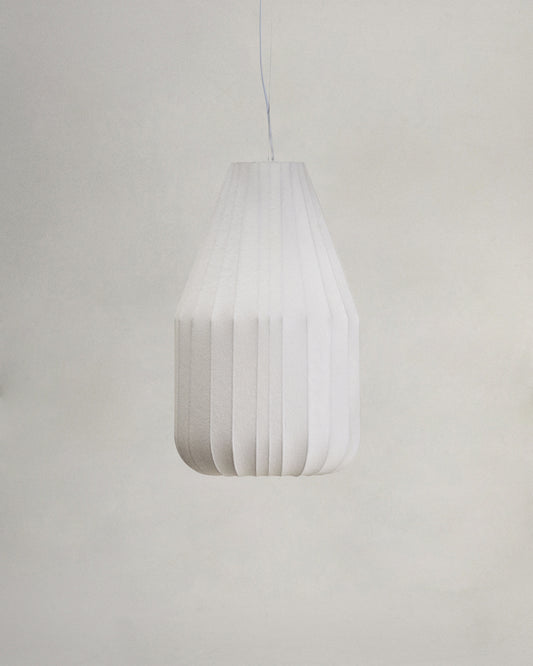 Somar ceiling lamp made with synthetic fibres and steel rods Ø30cm