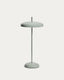 Porte light green metal portable table lamp