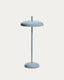 Porte blue aluminium portable table lamp