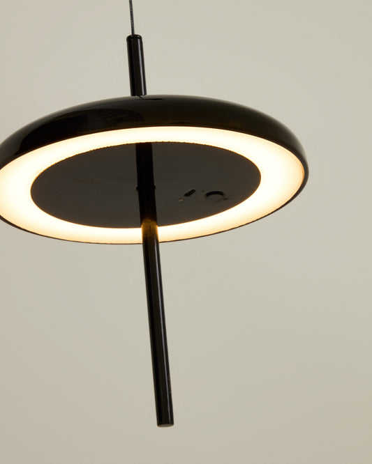 Porte black aluminium portable ceiling lamp Ø 16 cm
