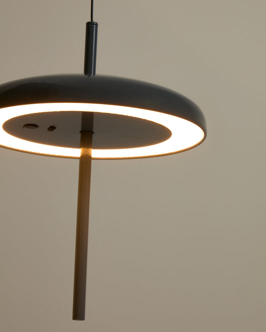 Porte blue aluminium portable ceiling lamp Ø 16 cm