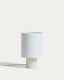Eshe ceramic table lamp with white finish