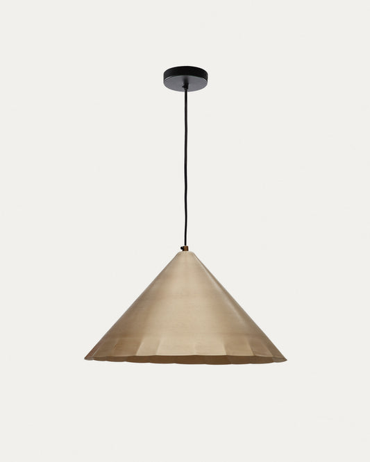 Parlava brass ceiling lamp, Ø 46 cm