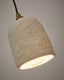 Ullaro white papier-mâché ceiling lamp Ø 11,5 cm