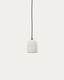 Ullaro white papier-mâché ceiling lamp Ø 11,5 cm