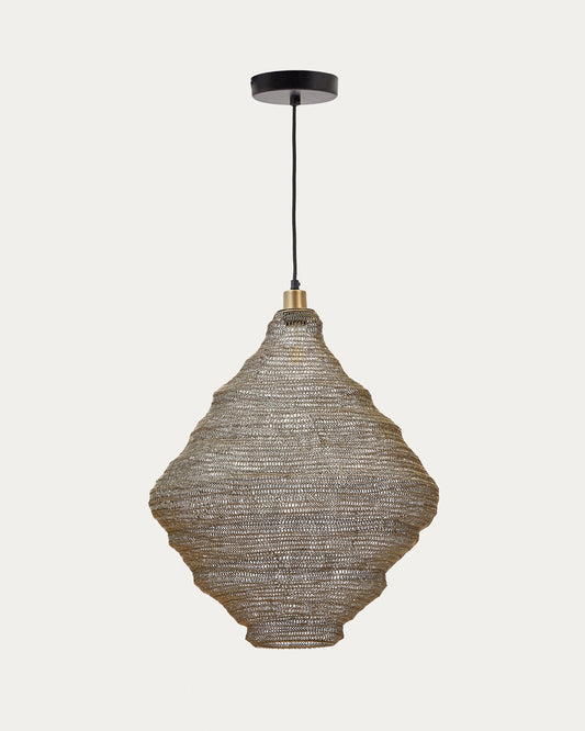 Sarraco gold metal ceiling lamp Ø 48,5 cm