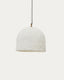 Sineu white papier-mâché ceiling lamp Ø 34,5 cm