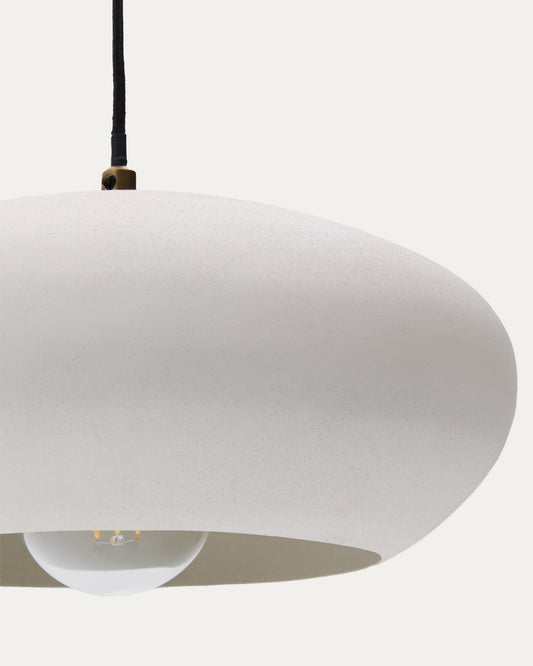 Inda metal ceiling lamp in a white finish, Ø 30 cm