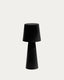 Arenys large outdoor metal table lamp in a black painted finish