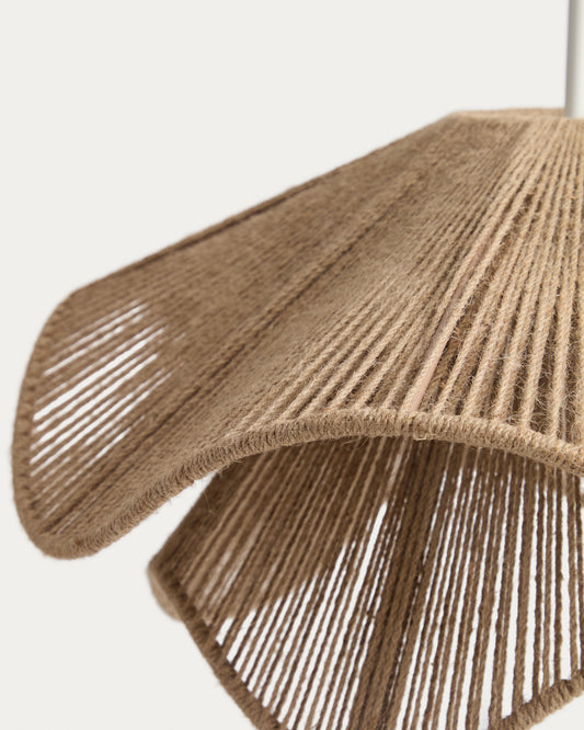 Pontos ceiling lamp shade in jute with a natural finish, Ø 50 cm