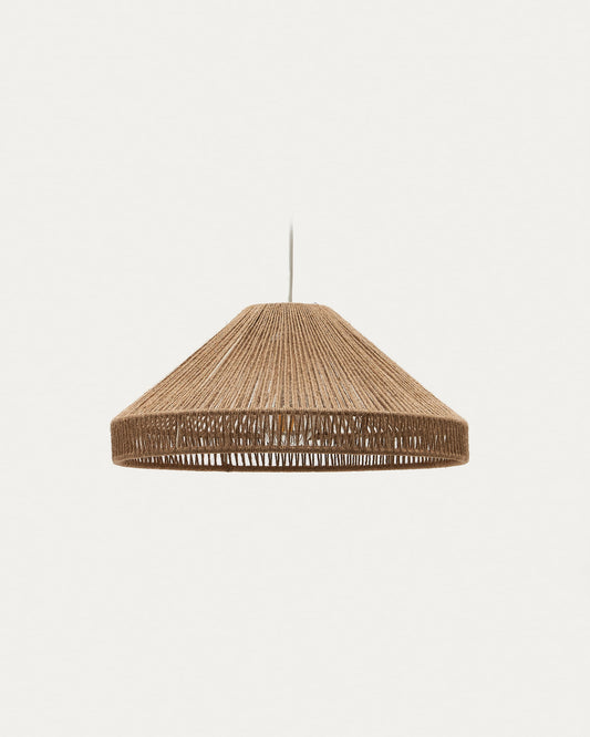 Pontos ceiling lamp shade in jute with a natural finish, Ø 45 cm