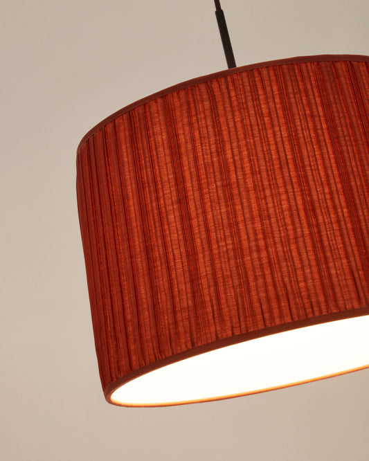 Guash ceiling lamp shade in terracotta, Ø 40 cm