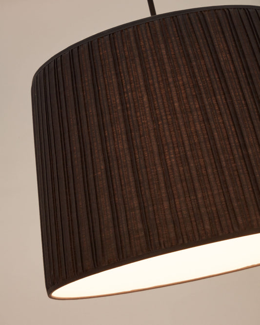 Guash ceiling lamp shade in black, Ø 50 cm