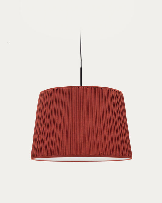 Guash ceiling lamp shade in terracotta, Ø 50 cm