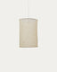 Mariela linen ceiling lamp shade in a beige finish Ø 40 x 60 cm