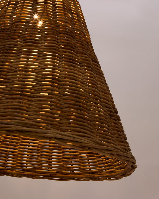 Calvia rattan ceiling lamp shade in a natural finish Ø 60 cm