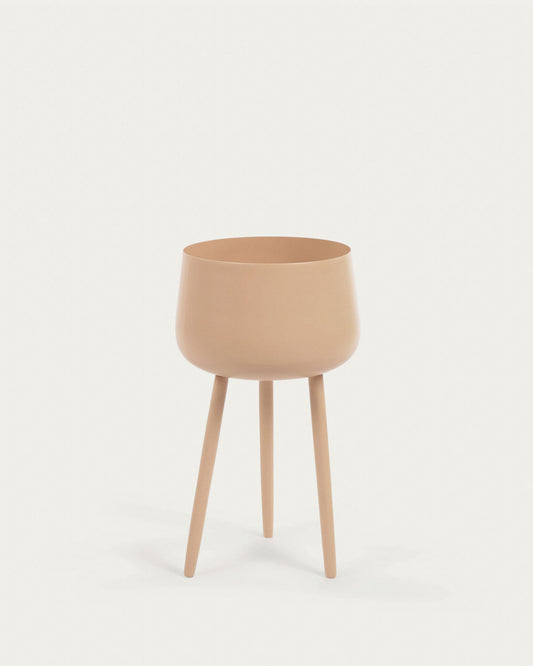 Apia beige metal plant pot stand Ø 15 cm