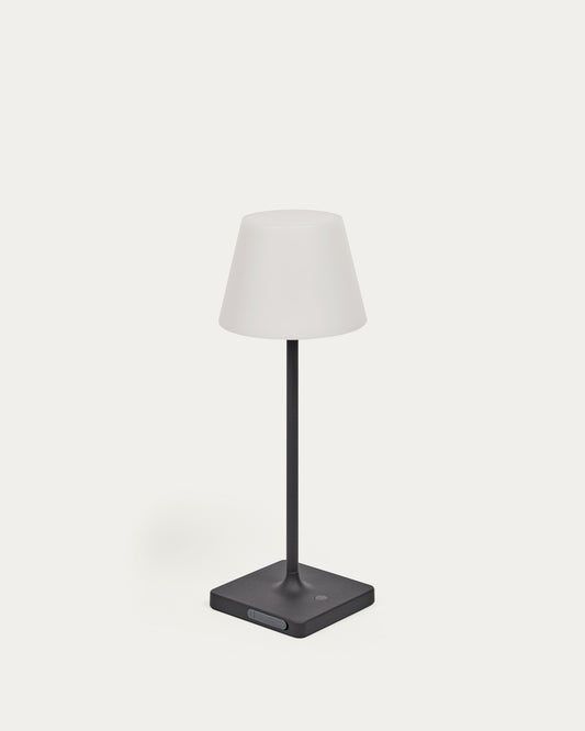 Outdoor Aluney table lamp in black finish