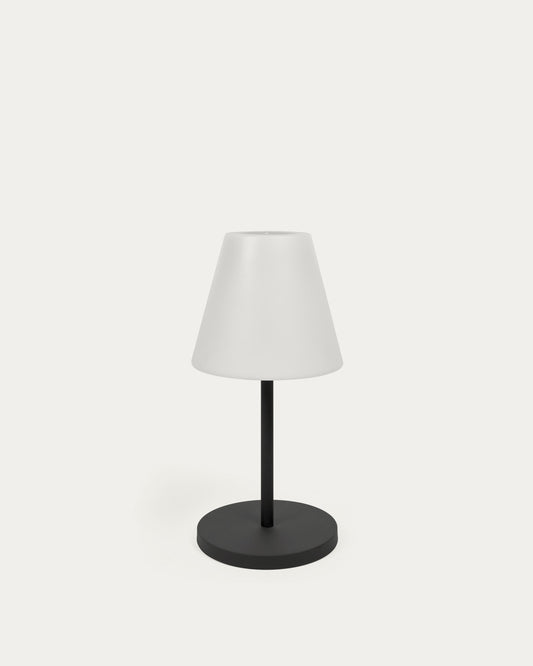 Outdoor Amaray table lamp in steel with black finish