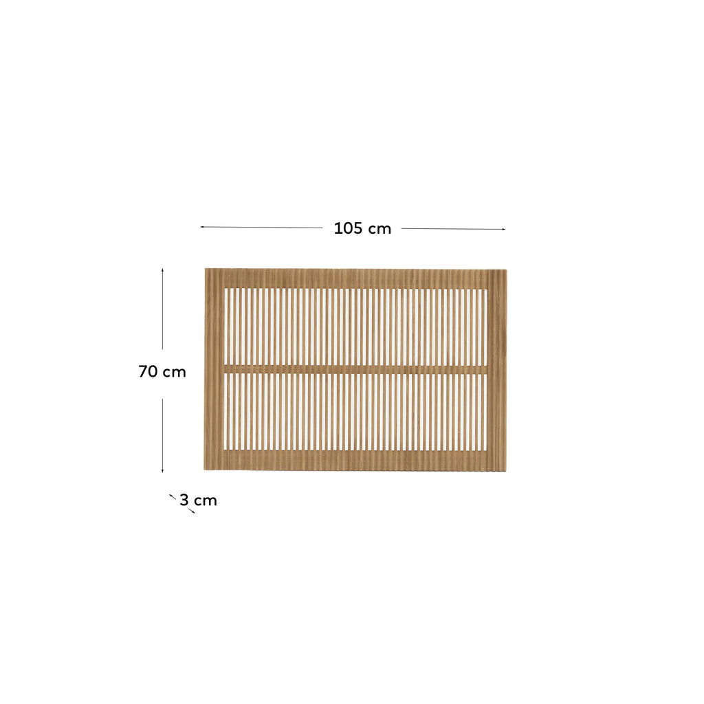 Beyla solid ash wood headboard for a bed up to 90 cm FSC 100%