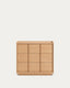 Onix chest of drawers with 3 drawers, oak veneer, natural tone finish, 100 x 78 cm FSC Mix Credit