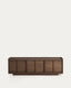 Onix TV stand with a walnut veneer in a dark finish, 150 x 47 cm FSC Mix Credit