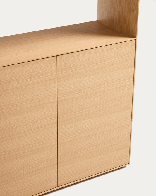 Visala oak veneer shelf 90 x 209 cm FSC 100%