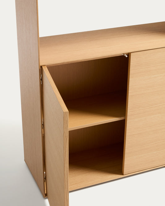 Visala oak veneer shelf 90 x 209 cm FSC 100%