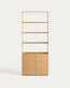 Visala oak veneer shelf 90 x 209 cm FSC 100%