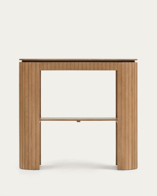 Licia console table with 1 drawer, solid mango wood, 120 x 90 cm