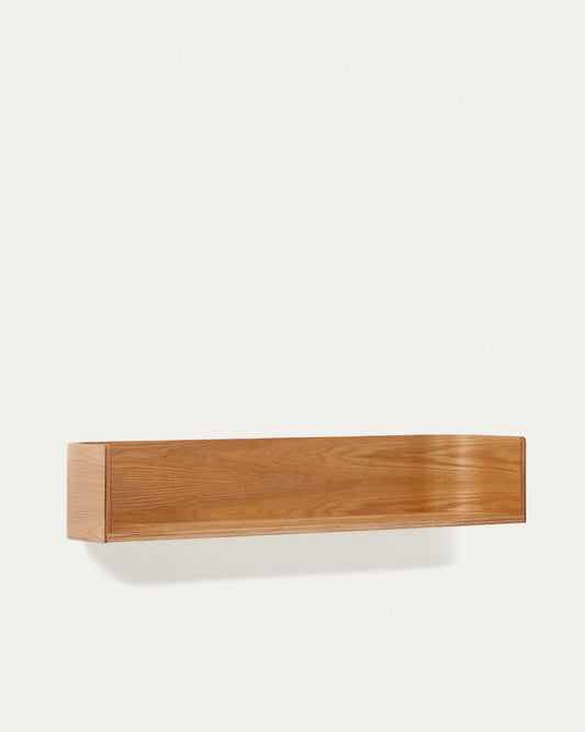 Octavia shelf made of ash plywood FSC Mix Credit 90 x 20 cm