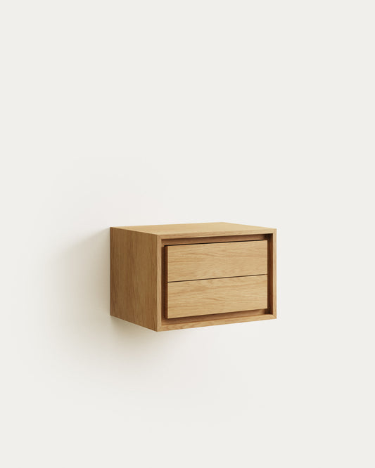 Kenta bathroom furniture in solid teak wood with a natural finish,  60 x 45 cm