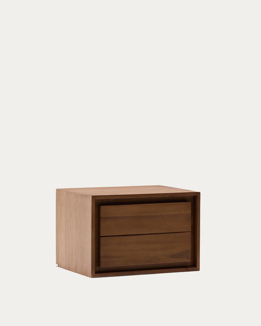 Kenta bathroom furniture in solid teak wood with a walnut finish,  60 x 45 cm