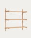 Sitra modular shelf, 3 solid oak wood shelves in a natural finish, 110 cm, FSC Mix Credit