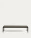 Sorells coffee table in green aluminum 63 x 144,6 cm