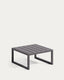 Comova 100% outdoor side table made from black aluminium, 60 x 60 cm