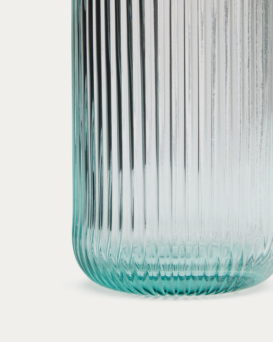Milma transparent recycled glass jug