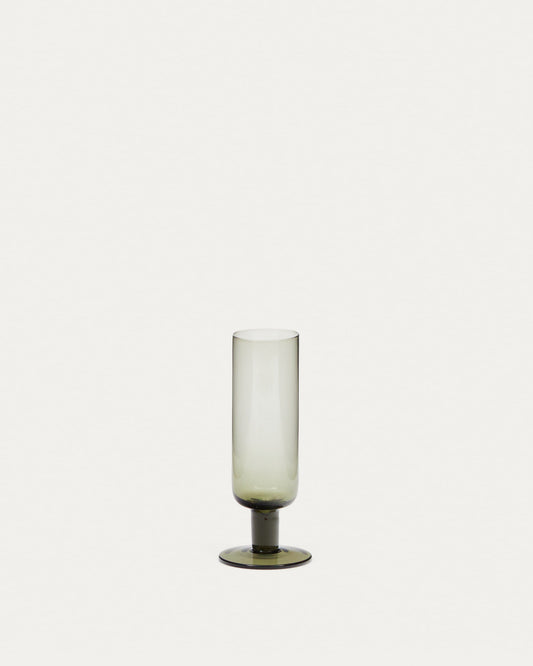 Sauky green tall wine glass, xx cl