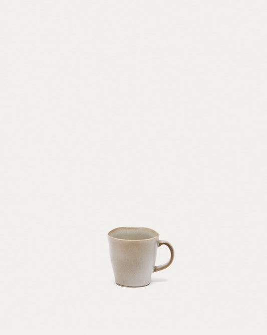 Small white ceramic Coval cup