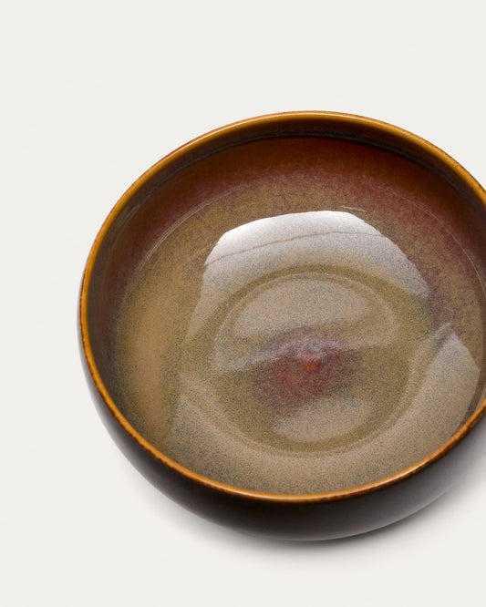 Small brown ceramic Uilo bowl