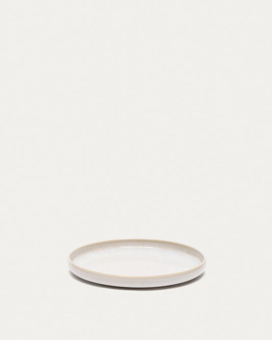 White ceramic Uilo dessert plate