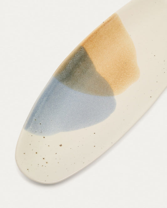 Multicoloured ceramic Miglo dish