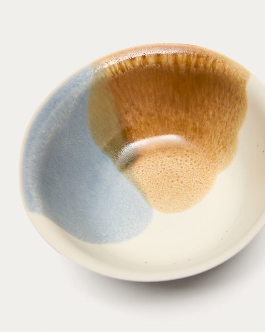 Small multicoloured ceramic Miglo bowl