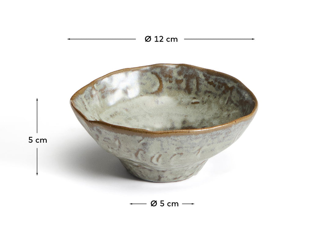 Alenia grey ceramic bowl