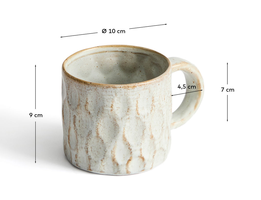Alenia mug in grey ceramic